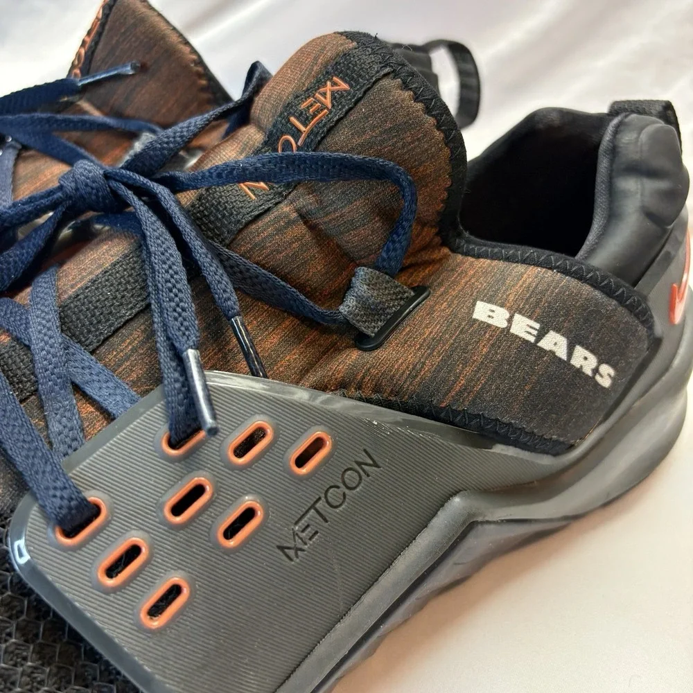 Nike Free Metcon 2 Chicago Bears Shoes Men's US 12 AQ8306 Gym Training Running